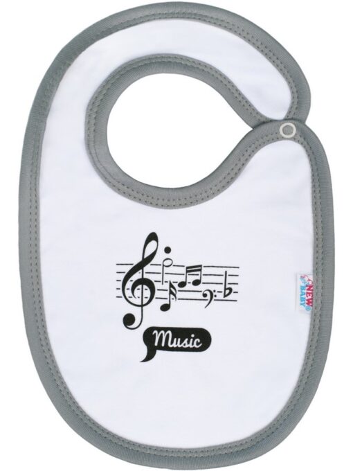 Kojenecký bavlněný bryndák New Baby Music