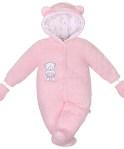Zimní kombinézka New Baby Nice Bear růžová
