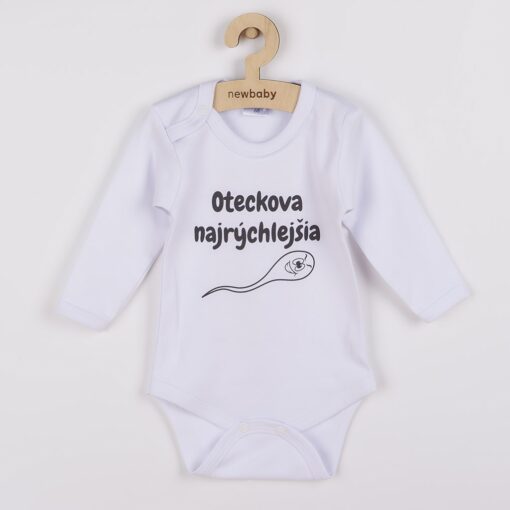 Body s potiskem New Baby Oteckova najrýchlejšia