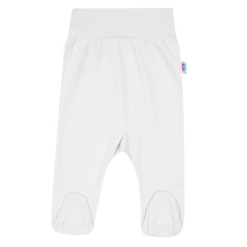 Kojenecké polodupačky New Baby Stripes bílé