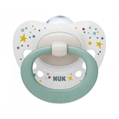 Šidítko NUK Signature 0-6m zeleno bílá