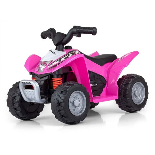 Elektrická čtyřkolka Milly Mally Honda ATV růžová