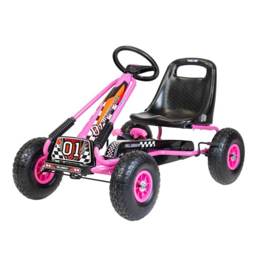 Dětská šlapací motokára Go-kart Baby Mix Razor růžová
