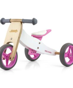 Dětské multifunkční odrážedlo kolo 2v1 Milly Mally JAKE Classic Pink