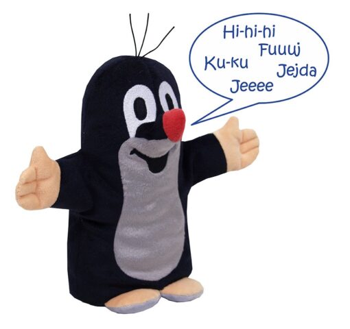 Mluvící maňásek na ruku Krteček 20 cm