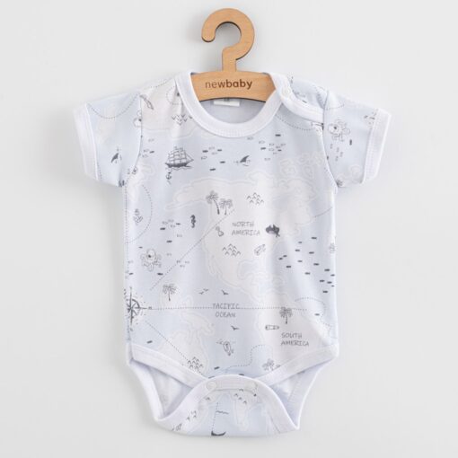 Kojenecké body s krátkým rukávem New Baby For Babies ocean