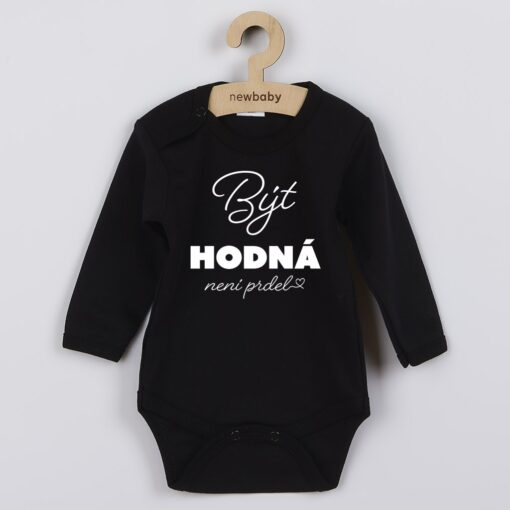 Dětské body s potiskem New Baby Být hodná.....