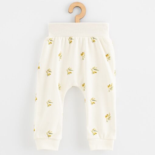 Kojenecké kalhoty z organické bavlny New Baby Olivy
