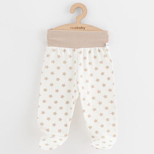 Kojenecké polodupačky New Baby Classic II hvězdy béžové