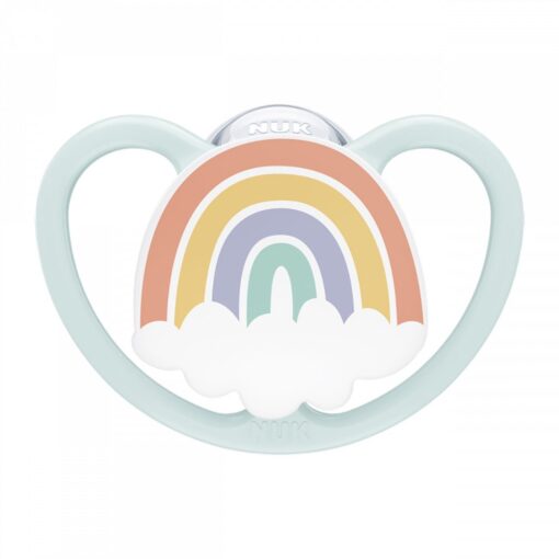 Šidítko Space NUK 0-6m rainbow