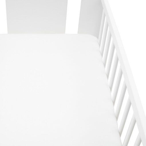 Jersey prostěradlo do postýlky New Baby 120x60 white