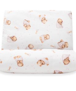 2-dílné ložní povlečení New Baby Sweet teddy bear 90/120 cm pink