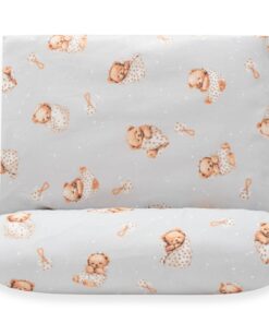 2-dílné ložní povlečení New Baby Sweet teddy bear 90/120 cm grey